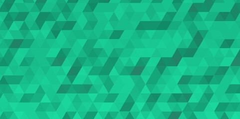 Green vector digital technology polygon pattern background .Abstract modern geometric low poly pattern .green polygon mosaic technology background design .