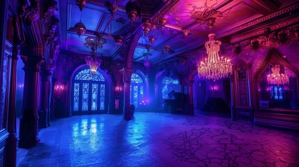 Fototapeta premium Gothic Haunted Ballroom