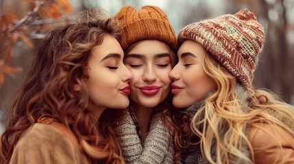  Peaceful Mother's Day Moments, Honest Families, Beautiful Young Mothers Embrace Her Cute Children with Deep Love, Share Laughter and Smile, Cherish Intimate Family Ties in Warm Leisure Time
