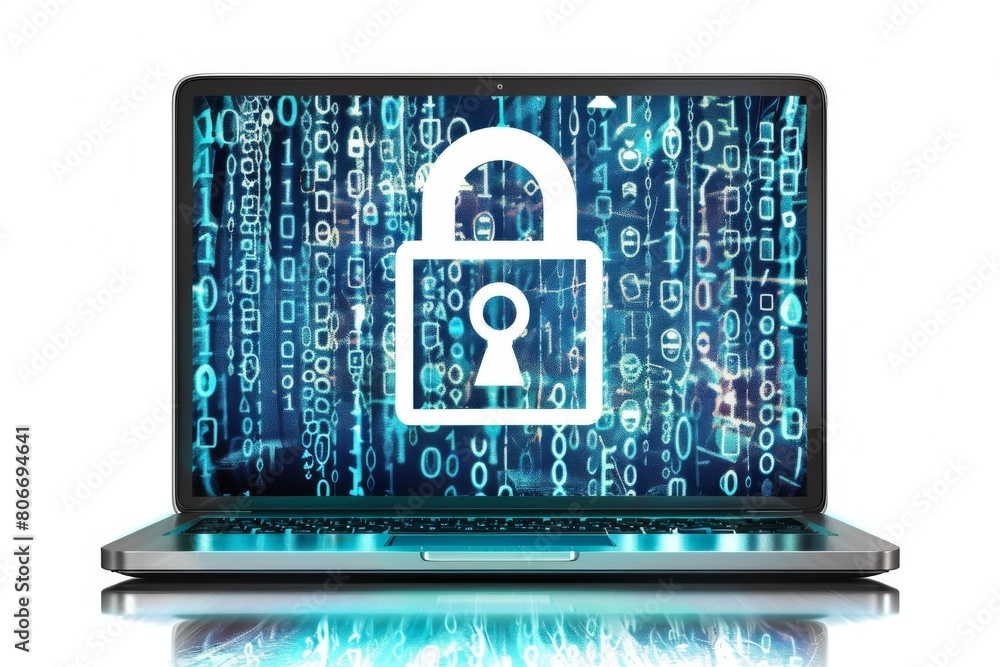 Poster secure digital assets with advanced encryption and antivirus measures for robust privacy protection.