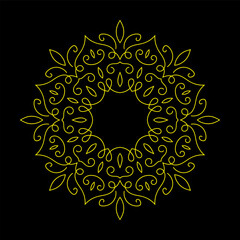 mandala art for design vintage decoration, book cover, motif, Ethnic design, ornament, background