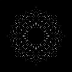 mandala art for design vintage decoration, book cover, motif, Ethnic design, ornament, background