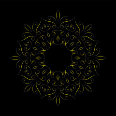 mandala art for design vintage decoration, book cover, motif, Ethnic design, ornament, background