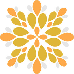 Abstract flower. natural element for design.