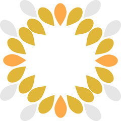 Abstract flower. natural element for design.