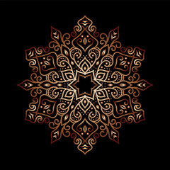 mandala art for design vintage decoration, book cover, motif, Ethnic design, ornament, background