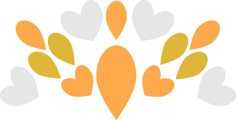 Abstract flower. natural element for design.