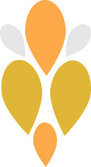 Abstract flower. natural element for design.