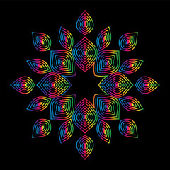 mandala art for design vintage decoration, book cover, motif, Ethnic design, ornament, background