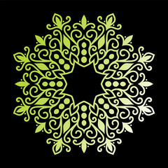 mandala art for design vintage decoration, book cover, motif, Ethnic design, ornament, background