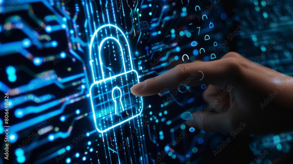 Poster strengthen digital infrastructure with vpn access, secure firewall, ssl encryption, and robust netwo