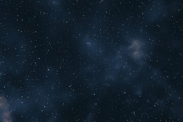 Fototapeta premium Night sky filled with stars, presented on a 2D canvas, where the simplicity of the cosmos is highlighted through minimalistic design