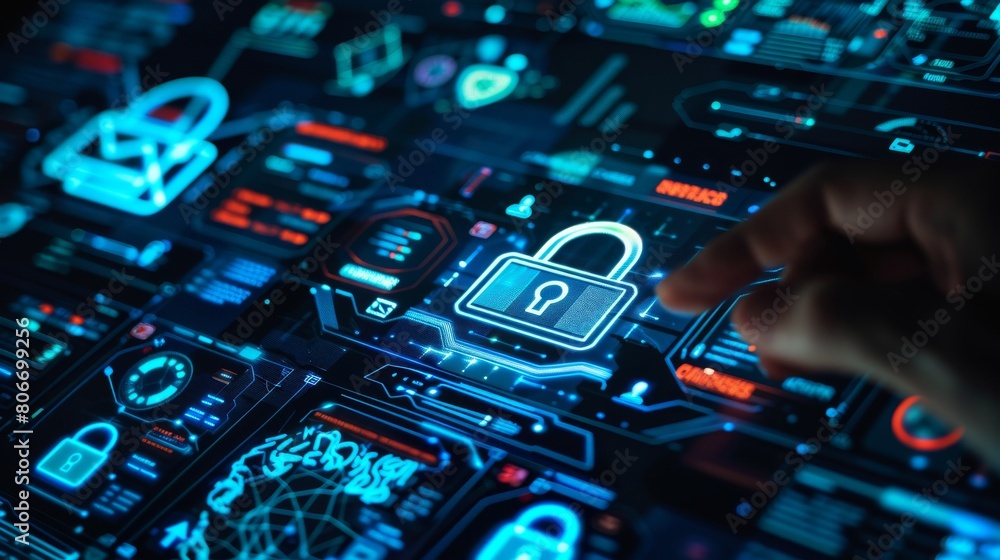 Poster leverage vpn access, ssl encryption, secure firewall, and advanced network security measures to prot