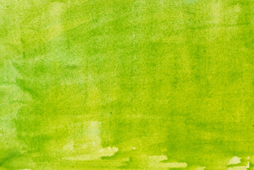 green painted  watercolor background texture
