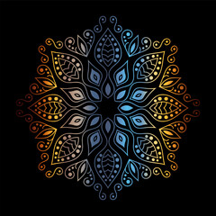 mandala art for design vintage decoration, book cover, motif, Ethnic design, ornament, background