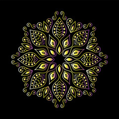 mandala art for design vintage decoration, book cover, motif, Ethnic design, ornament, background