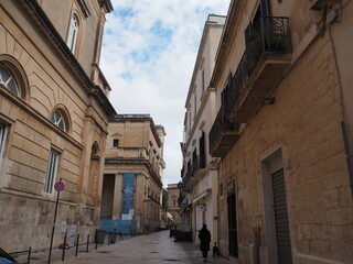 Fototapeta premium City view of Lecce