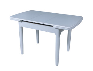a white table