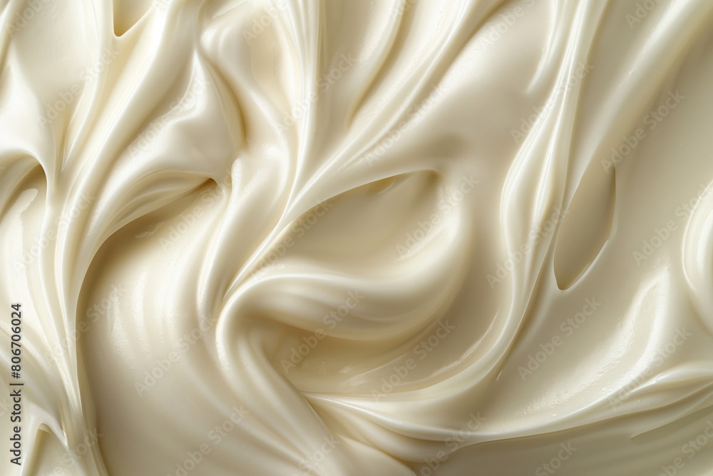 Poster elegant high resolution creamy swirl texture background with luxurious beige wave pattern and smooth