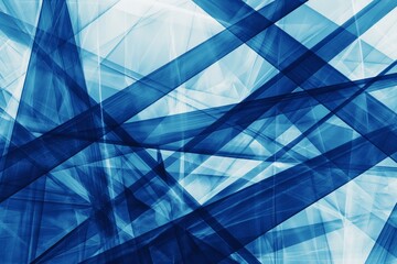 Dynamic geometric blue abstract background with vibrant lines, shapes, and a modern art digital...