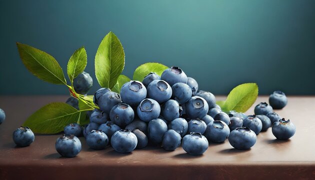 Fresh blueberries