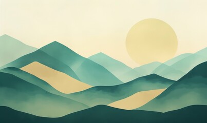 Obraz premium illustration of an landscape