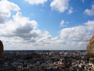 Panorama view of Lecce