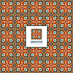 red turkish colorful embroidery tiles thai fabric textile seamless pattern carpet design