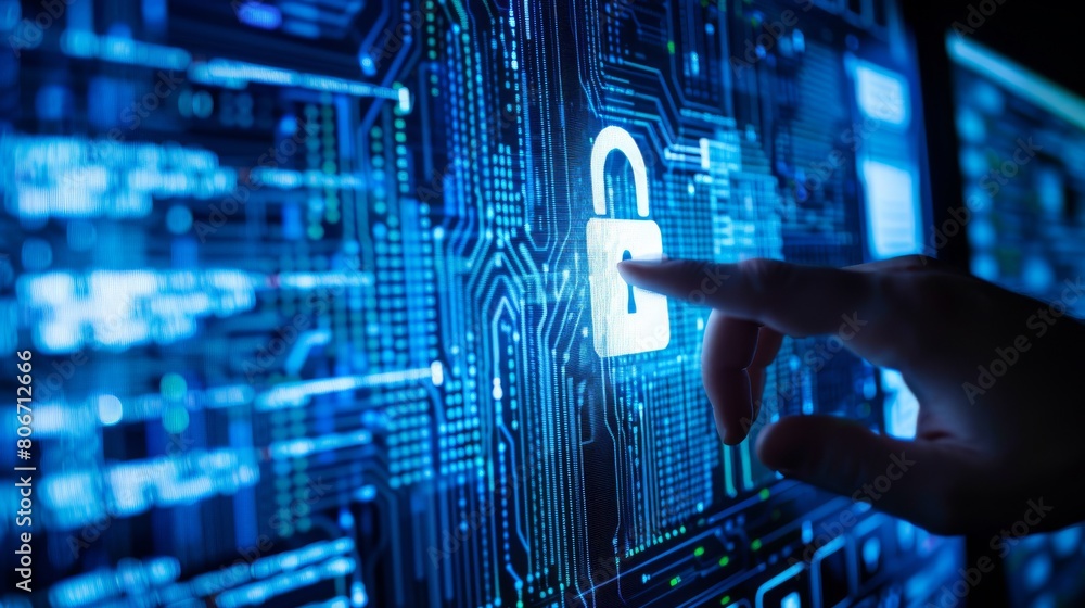 Poster protect confidential information and prevent data breaches with robust cloud encryption, firewall se
