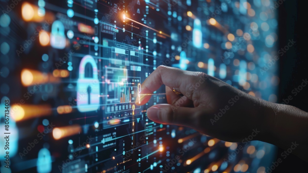 Aufkleber leverage robust firewall and vpn security to protect digital and confidential cloud data from cyberc