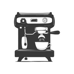 Silhouette Brewing coffee machine black color only