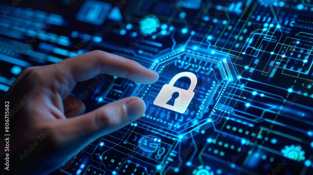Poster deploy vpn and firewall protections to secure digital data in cloud environments, safeguarding confi