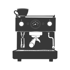 Silhouette Brewing coffee machine black color only