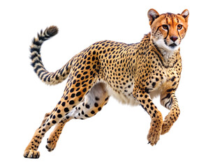 Cheetah accelerating running carnivorous wild animal
