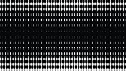 Black and white halftone dots pattern. abstract vector background