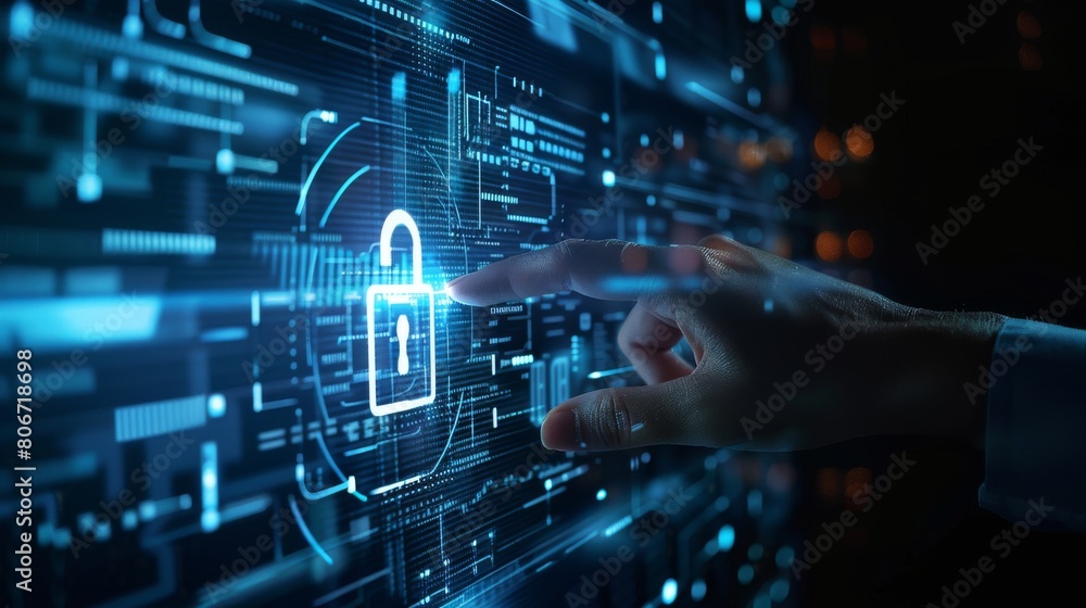 Poster deploy strong firewall and vpn protections to secure digital data in cloud environments, safeguardin