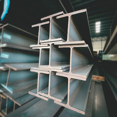 H-beam steel and Wi-Frank steel, Wi-Frank steel product line in warehouses, raw materials used in...