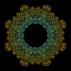 mandala art for design vintage decoration book cover motif Ethnic design ornament background