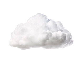 a white cloud on a white background