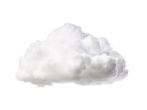a white cloud on a white background