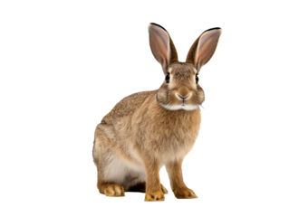 a rabbit with long ears
