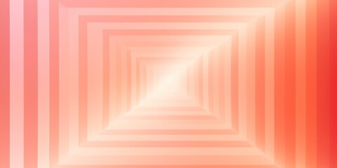 Peach concentric gradient squares line pattern vector illustration for background, graphic, element, poster with copy space texture for display products 