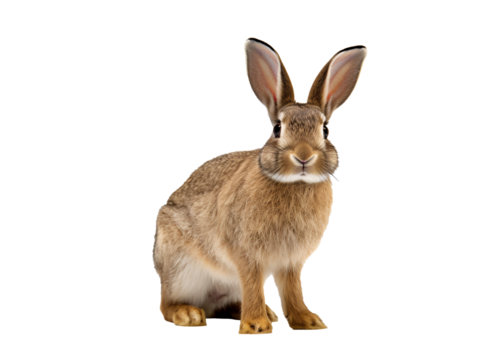 a rabbit with long ears