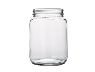 a clear glass jar with a lid