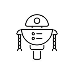Robotic  vector icon