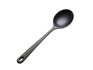 a black spoon with a handle