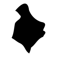 Kirkop District map, administrative division of Malta. Vector illustration.