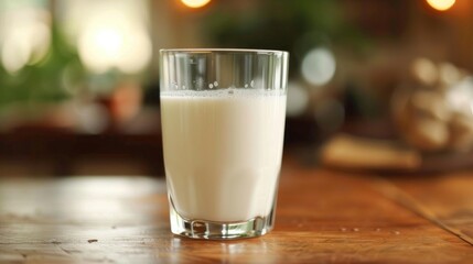 Pure and pristine, the milk-filled glass stands as a beacon of nourishment, beckoning you to partake in its goodness.