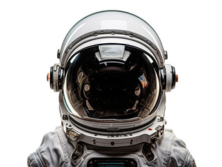 a person wearing a white space suit