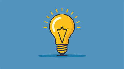 Bulb light icon design vector illustration eps10 grap